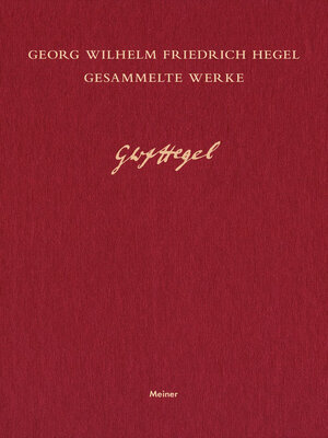 cover image of Vorlesungsmanuskripte I (1816–1831)